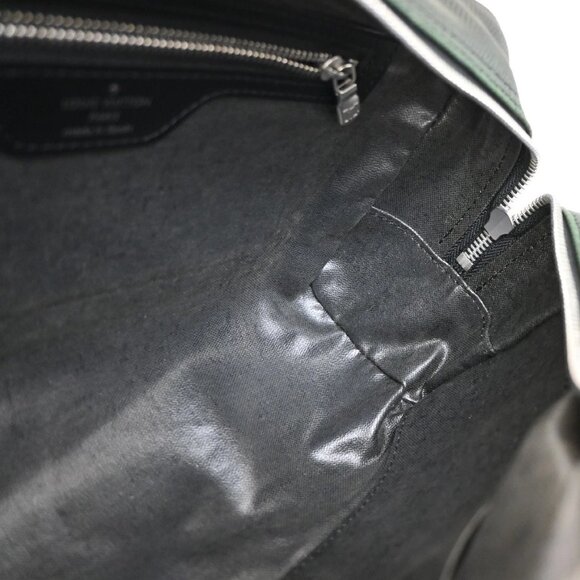 LOUIS VUITTON Parana Clutch Hand Bag Pouch Taiga Canvas Leather M30754 02FC064 - Picture 10 of 16